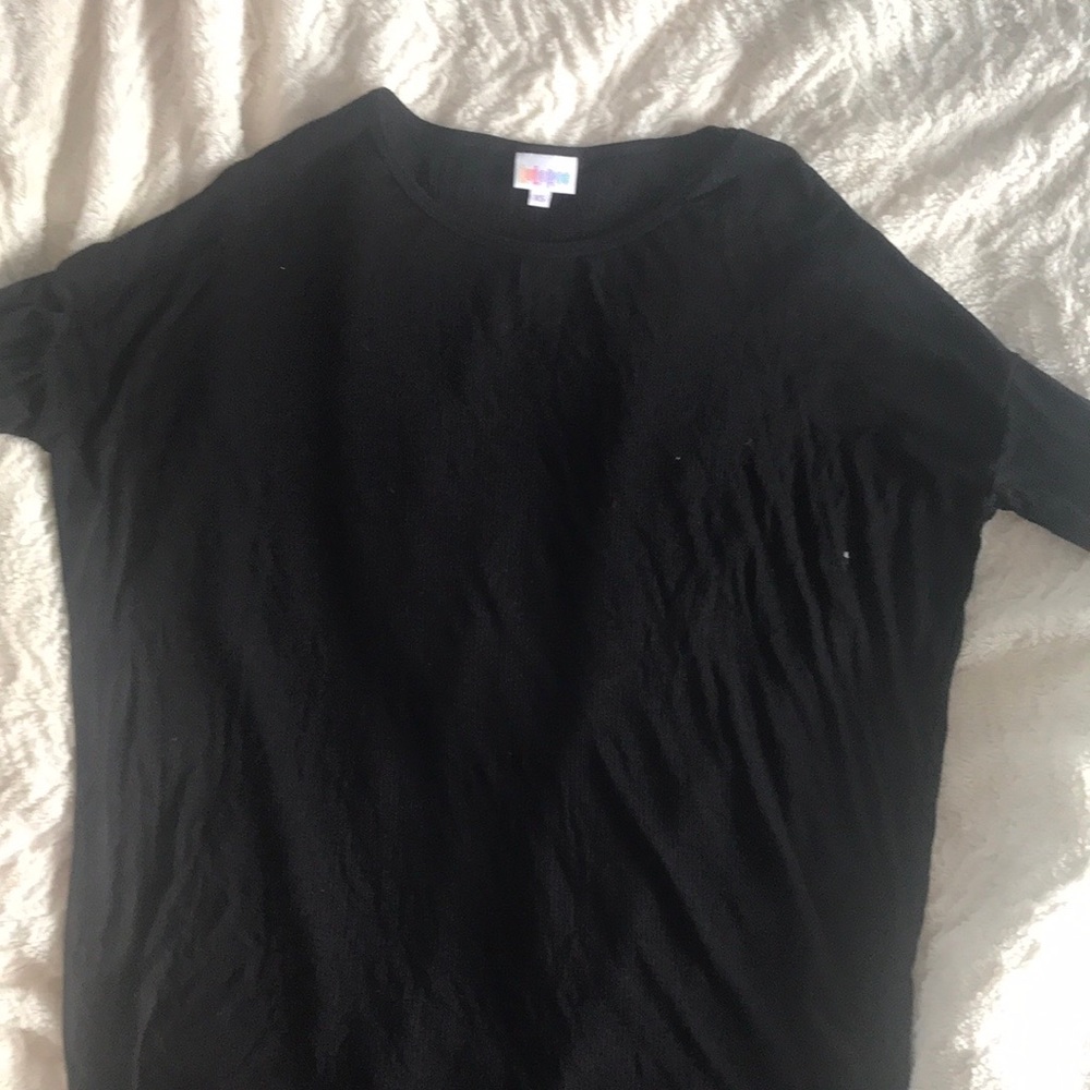 LuLaRoe Black Irma Top